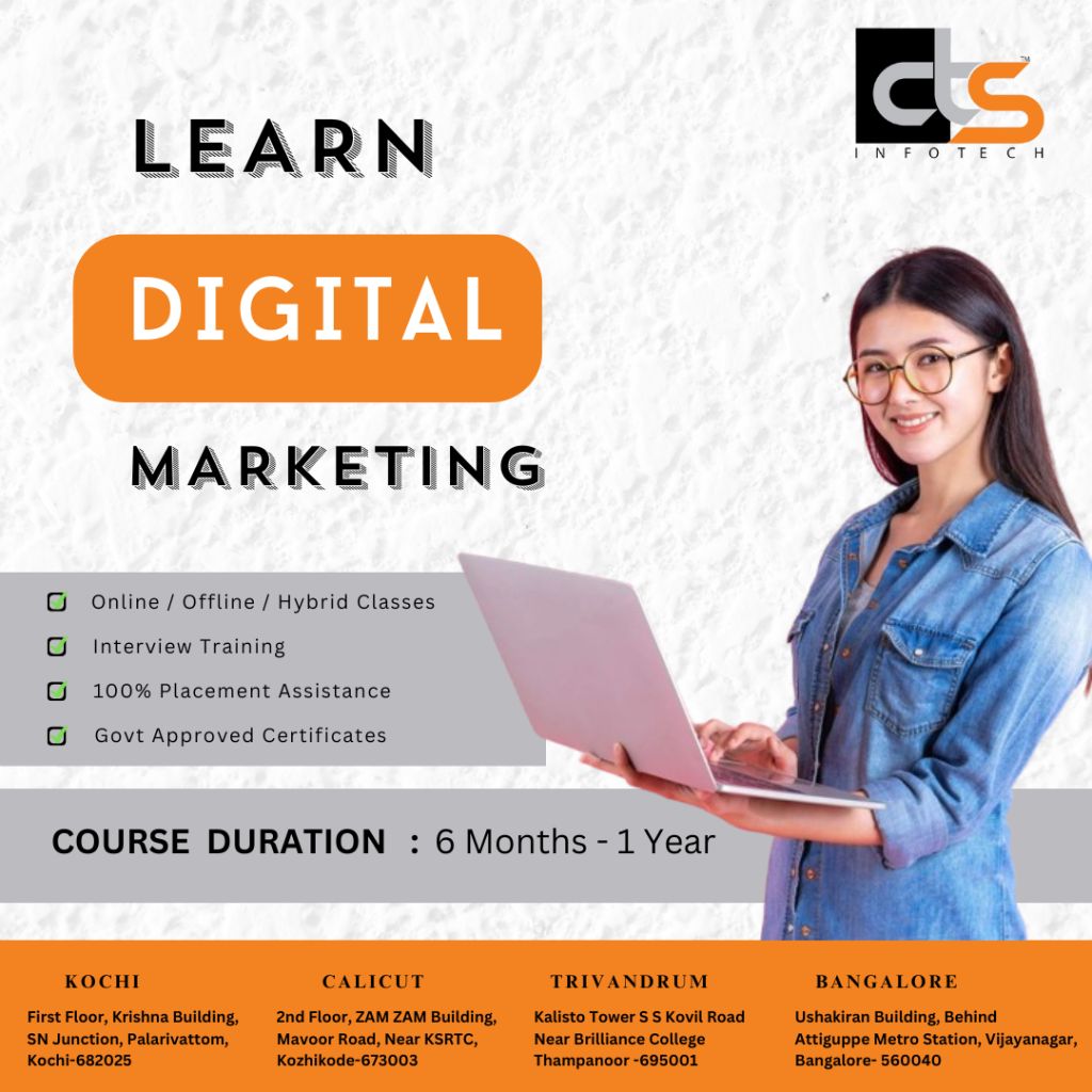 Best Digital Marketing training institute in Kerala